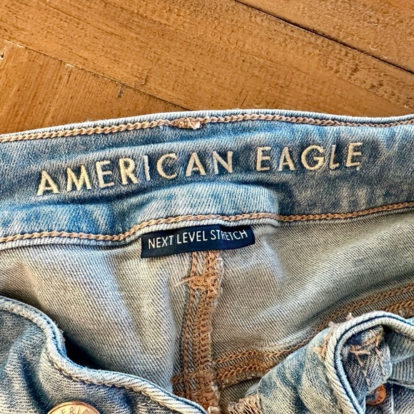 AE Next Level Ripped High-Waisted
Denim Short Short - Picture 3 of 4